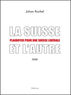 cover image of La Suisse et l'Autre